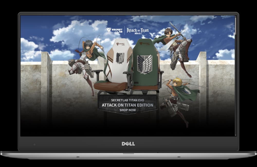 Imagem do site Attack on Titan X SecretLab