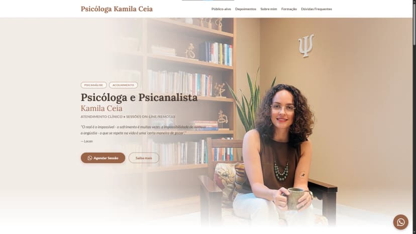 Psicóloga Kamila Ceia